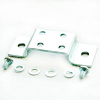 Albright SW80, SW81, SW82, QCC26C-100A, 100A / 125A SPST SPNO DC Contactor Installation Bracket, M Form