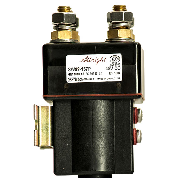 Albright SPST Normal Open DC Solenoid SW82-157P, Forklift 48V 100A contactor