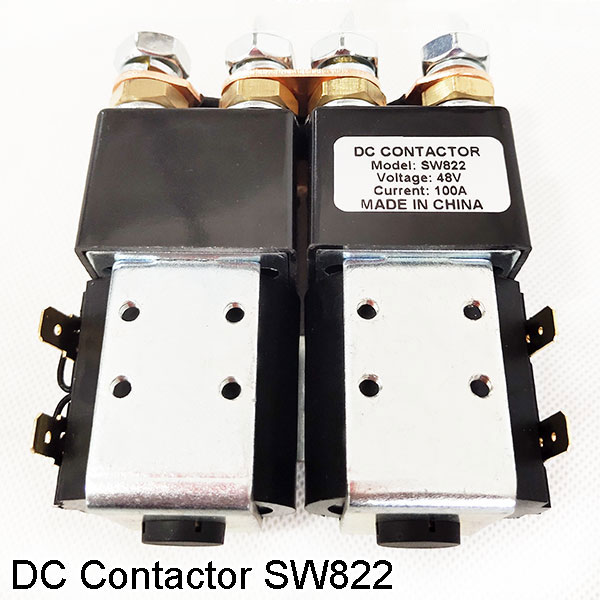 Replacement of 100A Albright / CURTIS DC Contactor SW822, Motor Reversing Contactor 2xDPST