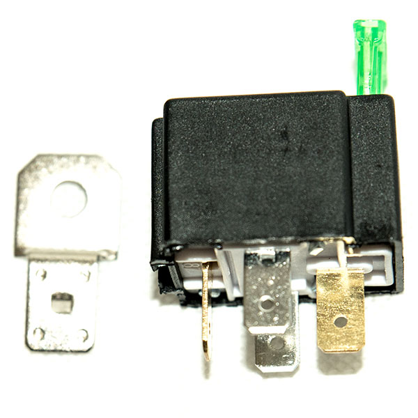 4-Pin SPST Normal Open VFSA30, 12V / 24V Automotive DC Relay with fuse, 1A, 2A, 3A, 5A, 7.5A, 10A, 15A, 20A, 25A, 30A