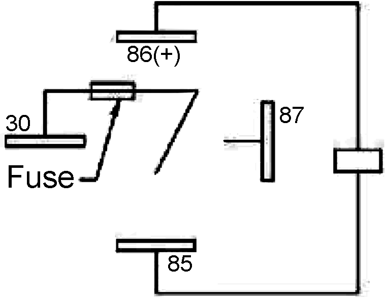 12V And 24V Automotive DC Relay, 30A SPST 4-Pin DC Relay, Normal Open