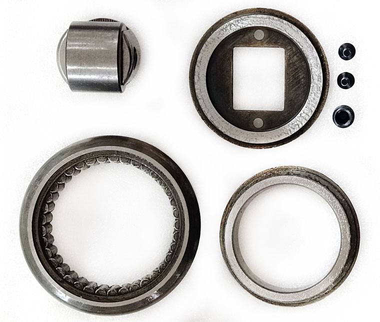  77.7 / 77.5 Mast Rolle, XILIN CDD15 Series Pallet Truck Roller Bearing, Bore Diameter 46mm