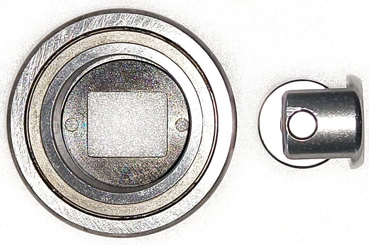  77.7 / 77.5 Mast Rolle, XILIN CDD15 Series Pallet Truck Roller Bearing, Bore Diameter 46mm