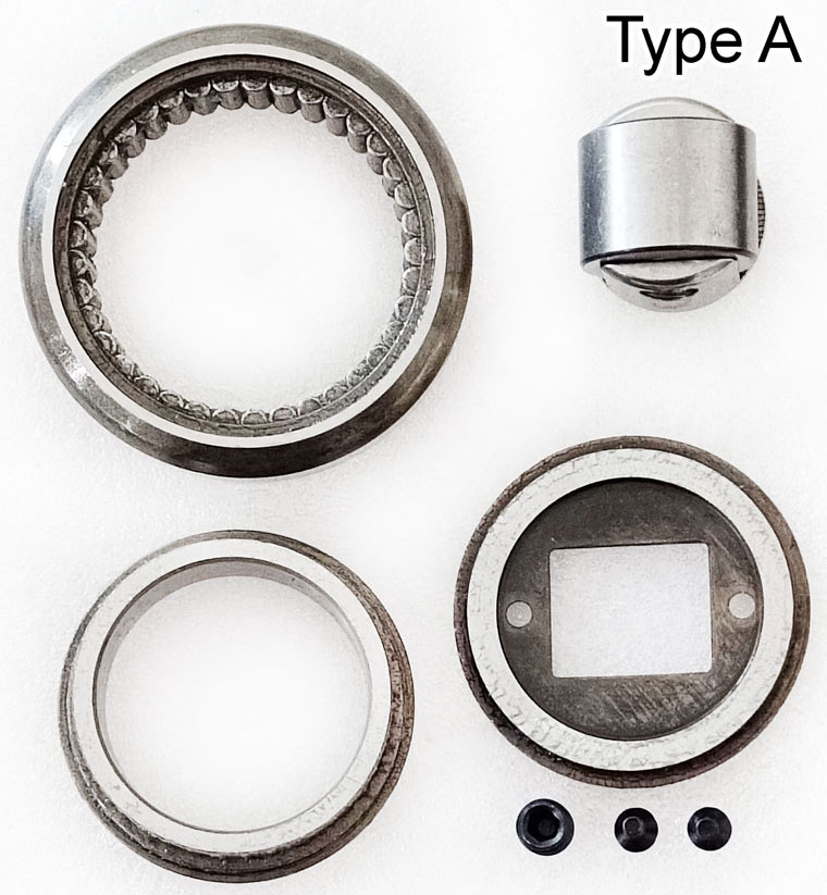 Type A, 77.7 / 77.5 Mast Rolle, XILIN CDD15 Series Pallet Truck Roller Bearing, Bore Diameter 46mm