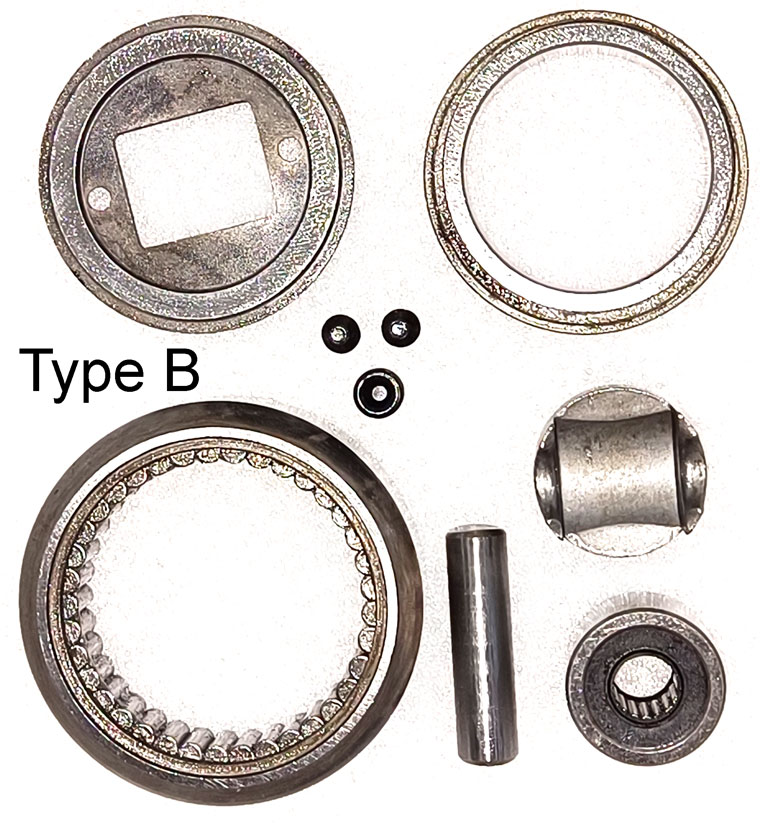 Type A, 77.7 / 77.5 Mast Rolle, XILIN CDD15 Series Pallet Truck Roller Bearing, Bore Diameter 46mm