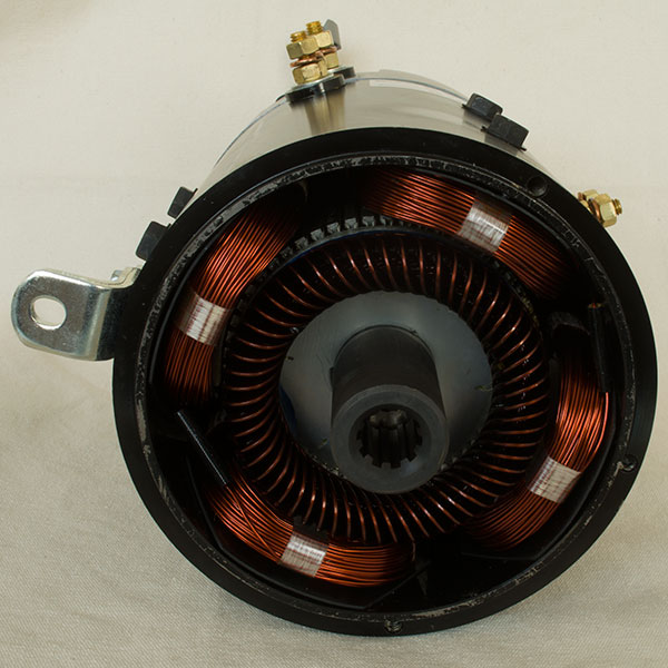 XP-2067-S, 48V 3.7kW DC SepEx motor, LVTONG golf cart traction motor