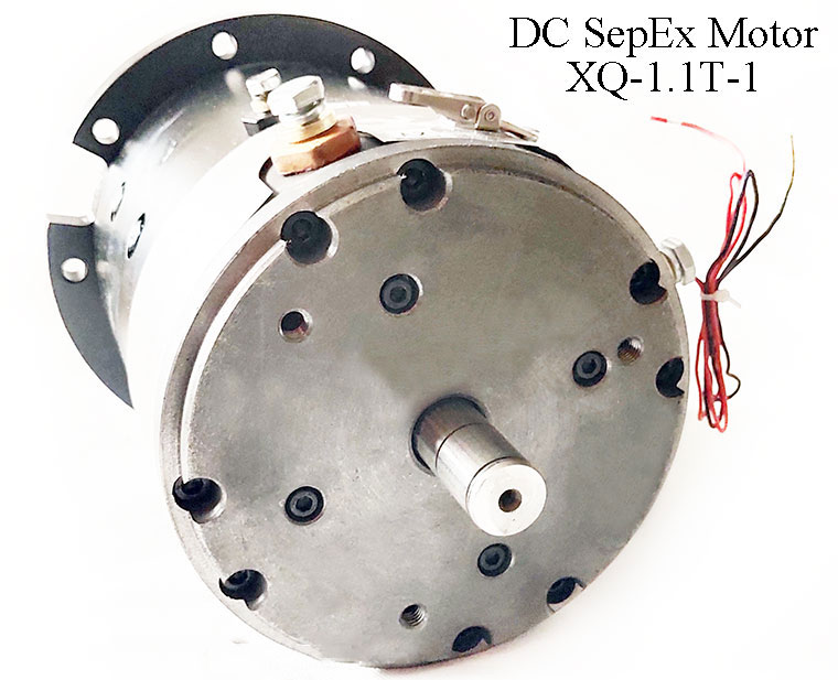 24V 1.1kW DC SepEx Motor XQ-1.1T-1, 24V 1.5kW DC SepEx Motor XQ-1.5T-1, NOBLELIFT Forklift Traction Motor