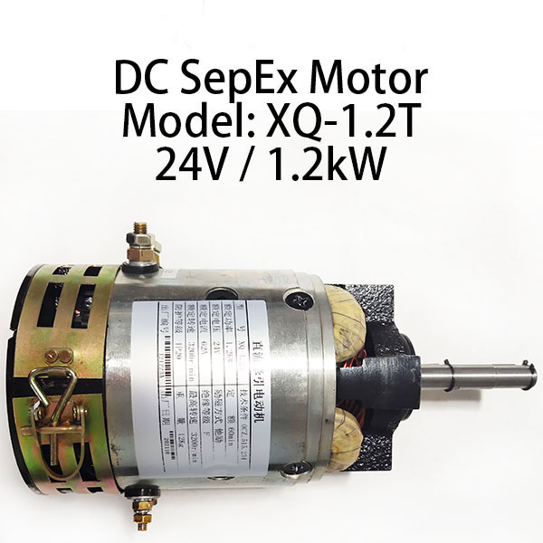 DC SepEx Motor XQ-1.2T, 24V 1.2kW Forklift Drive Motor