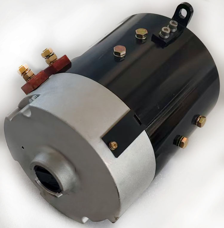 36V / 48V DC Series Winding Motor, Club Car Part Number 101785702 / 101785704, Golf Cart Drive Motor, Compatible with XQ-3.75HP / GE 5BC58JBS6335, Shaft with 10 Teeth External spline