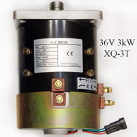 DC SepEx Motor, 36V / 3 kW