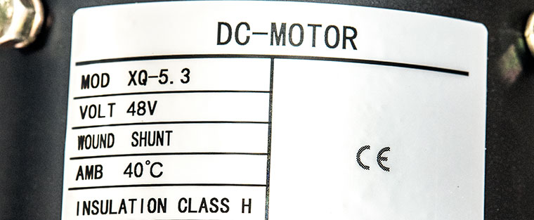 48V 5.3kW DC SepEx Motor XQ-5.3