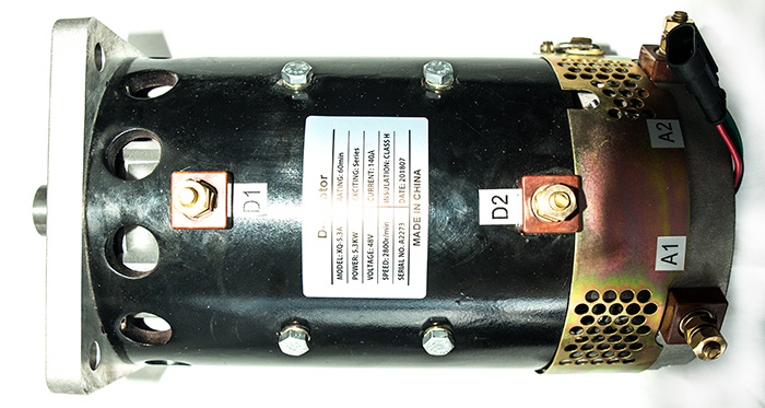 48V 5.3kW DC Series Motor XQ-5.3A