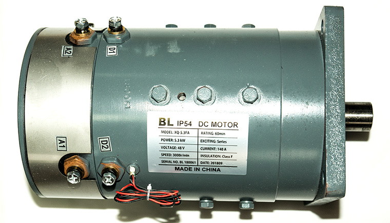 48V 5.3kW DC Series Motor XQ-5.3FA