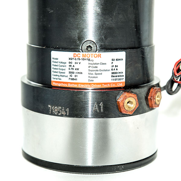 DC SepEx Motor XQT-0.75-1DH1U, 24V / 0.75 kW