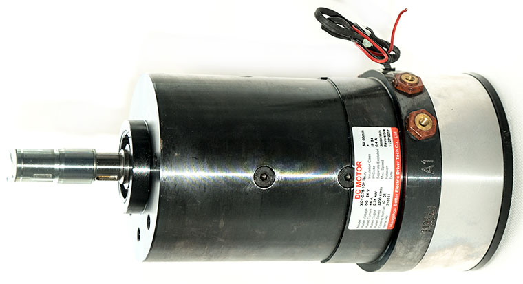 DC SepEx Motor XQT-0.75-1DH1U, 24V / 0.75 kW, NOBLELIFT PS10M / PT15 / LPT15 Pallet Truck Drive Wheel Traction Motor