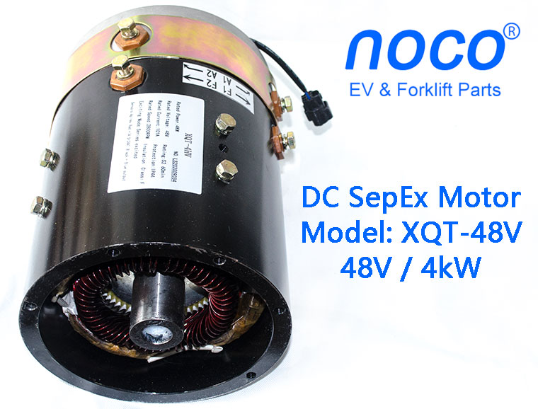 48V 4.0kW DC SepEx Motor XQT-4HV, Eagle Marshell Fairplay Golf Cart Traction Motor