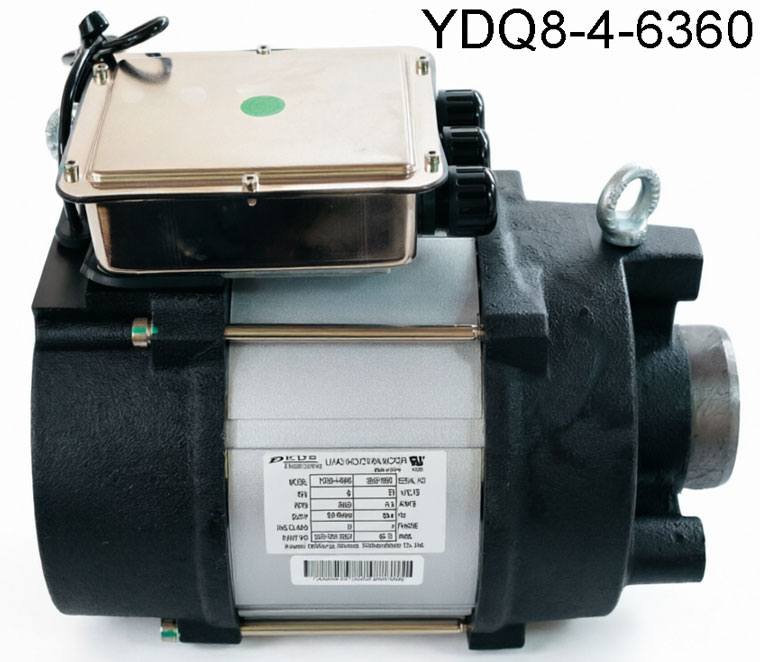53V 8kW KDS 3-Phase AC Induction Motor YDQ8-4-6360, BYD Electric Forklift Driving Motor, Part Number 11261403-00 (LH) / 11264548-00 (RH). Kinetek DeSheng Product, Heavy Duty Forklift Driving Motor