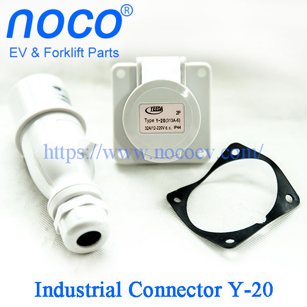 32A YEEDA Y-20 Industrial DC Power Connector, 32A, Plug and Socket