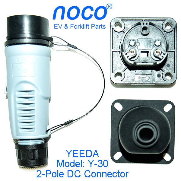 16A YEEDA Y-30 Battery Charger DC Connector, Waterproof Design, Plug and Socket