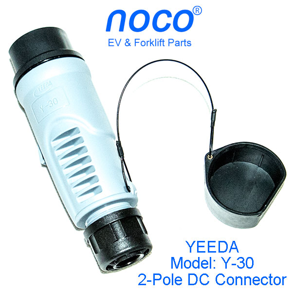 YEEDA Y-30 Waterproof 16A Golf Cart Battery Charger DC Power Connector,  Multiple Voltage Options Available 12V 24V 36V 48V 60V 72V