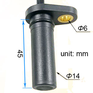 ZAPI Single Ear Motor Encoder Installation Size, M6 Installation Hole