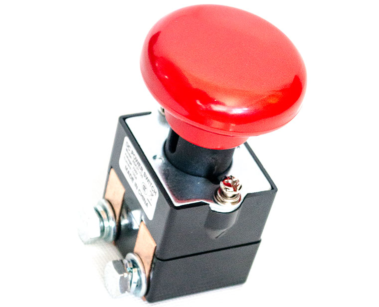 LUTONG Emergency Button, Electric Cart 220V / 125A Emergency Power Disconnector ZDK31-125