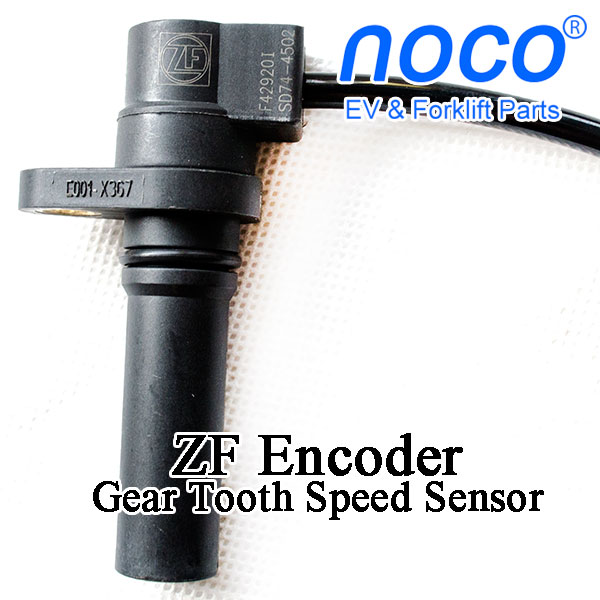 ZF gear tooth speed and direction sensor, with 45mm sensor probe