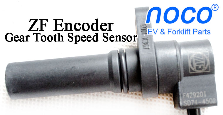 ZF gear tooth speed and direction sensor, with 45mm sensor probe