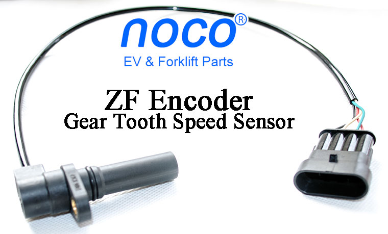 ZF gear tooth speed and direction sensor, with 45mm sensor probe