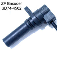 ZF Gear Tooth Speed And Direction Sensor, SD74-4502 With Square Connector, Hyster 1658900