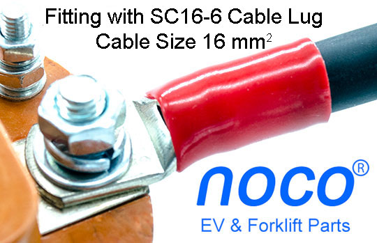 DC Contactor ZJ100D Fitting With SC16-6 Lugs