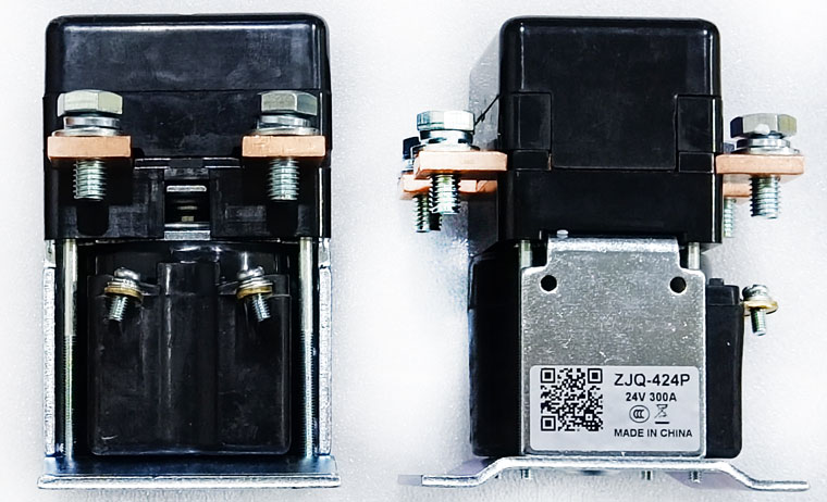 ZJQ-4xxP Series Power ON/OFF DC Contactor, Replacement Of GE 300AH DC Power ON/OFF Solenoid