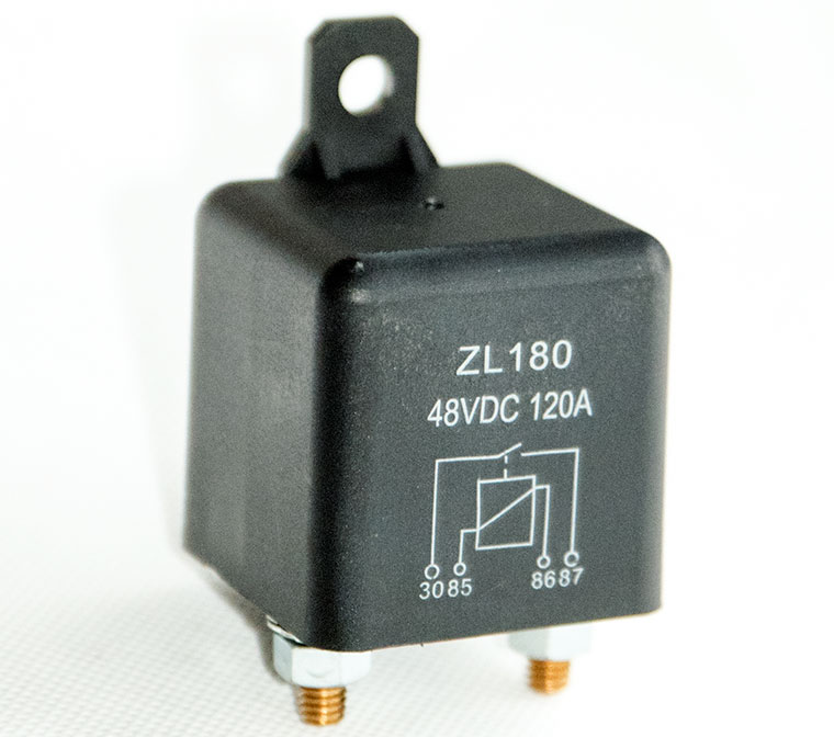 DC Relay ZL180 / WM686, 12V / 100A, 24V / 200A, 48V / 120A Automotive DC Power ON / OFF Switch, SPST