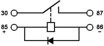 https://www.noco-evco.com/ - Wiring Diagrams of Automotive DC Relay, Model ZL180 / WM686, EZGO Motor Initiating Stater