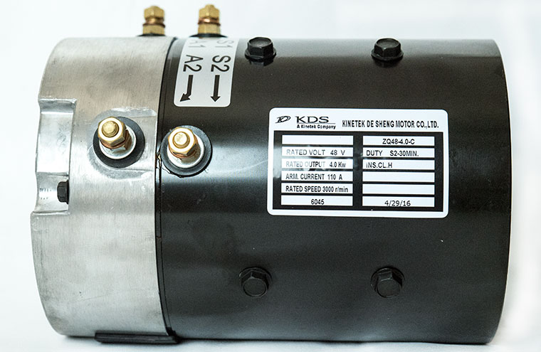 DC Series Motor ZQ48-4.0-C, 48V / 3kW, Other Voltage Options Available