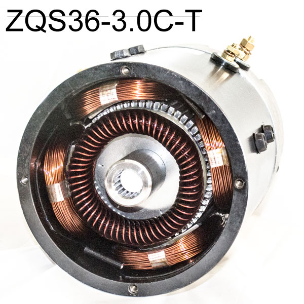 36V 3.0kW DC SepEx Motor ZQS36-3.0C-T, E-Z-GO 73124G01, DE2-4007