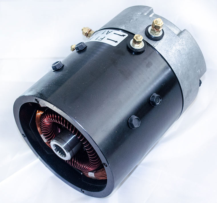 36V 3.0kW DC SepEx Motor ZQS36-3.0C-T, E-Z-GO 73124G01, DE2-4007