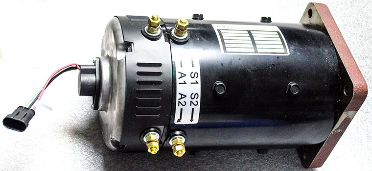 48V 4.0kW DC Series Winding Motor ZQS48-4.0-C1, Eagle Marshell Fairplay Golf Cart Traction Motor