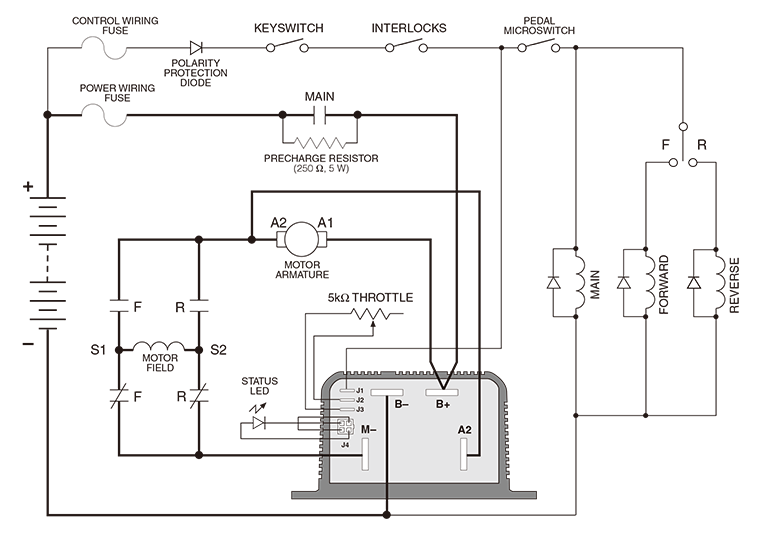 CURTIS 1221M-6701 Controller Assemblage Wiring Diagram